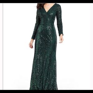 Cachet long sleeve sequin dress